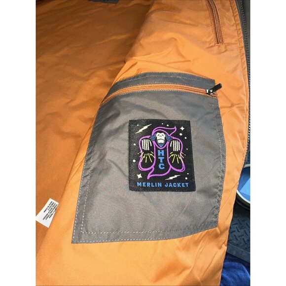 Howler Bros Men's Merlin Jacket Gravel/Ultramarine Puffer Quilted Soft Shell XXL - Picture 14 of 16